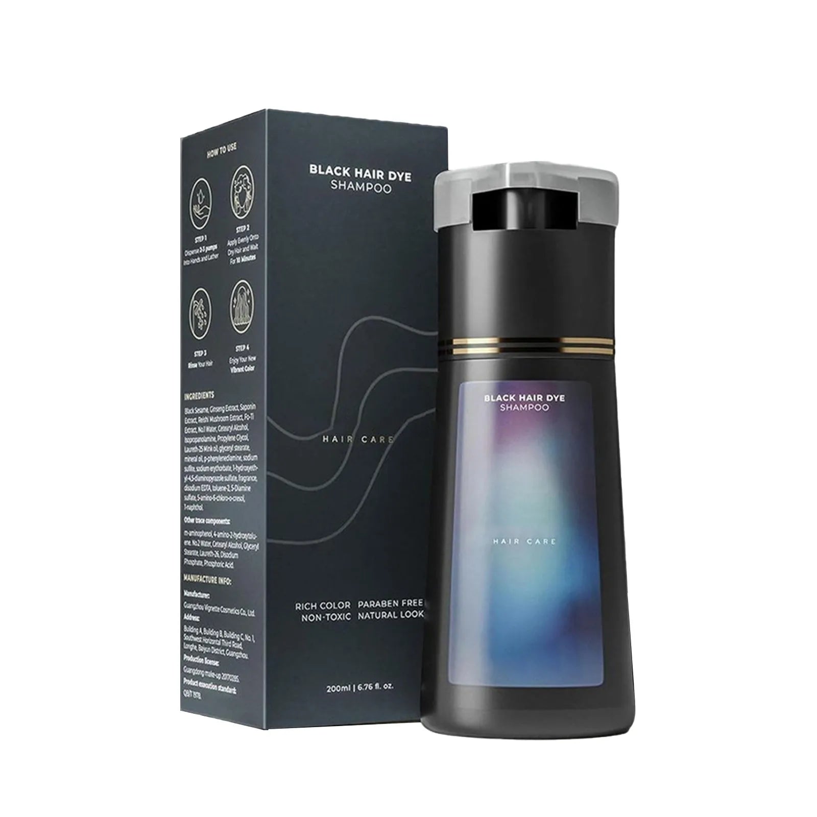 Dầu Gội Nhuộm Tóc Tự Nhiên Dành Cho Nam Nữ