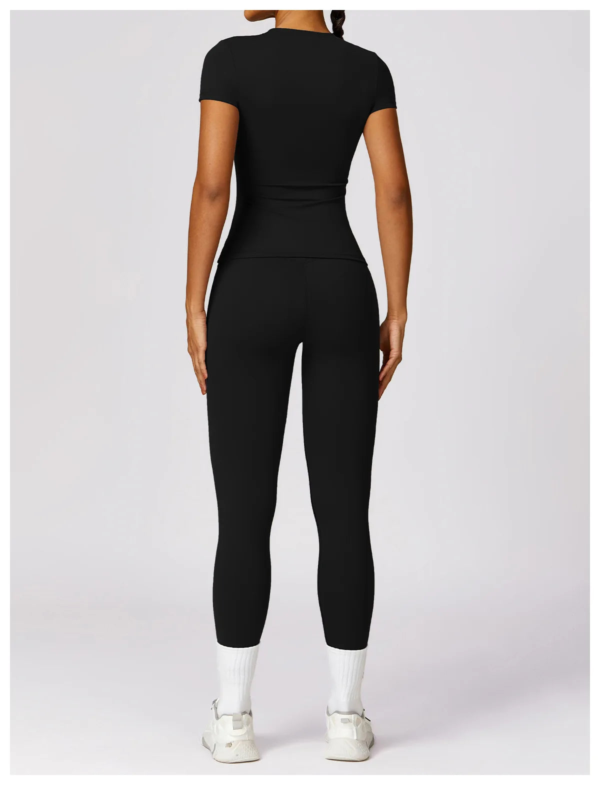 Áo Tập Yoga Nữ 2024 - Nhanh Khô, Tím, Ngắn Tay - Daisan Mart