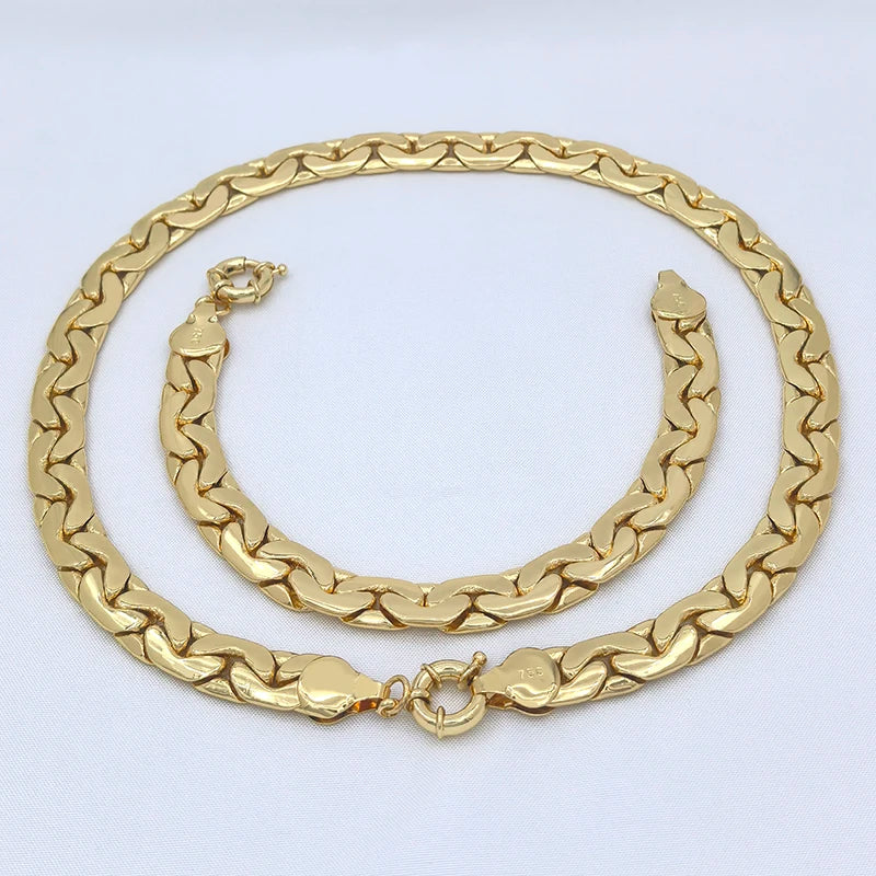 Luxurious Gold Plated Brazilian Jewelry Set for Party