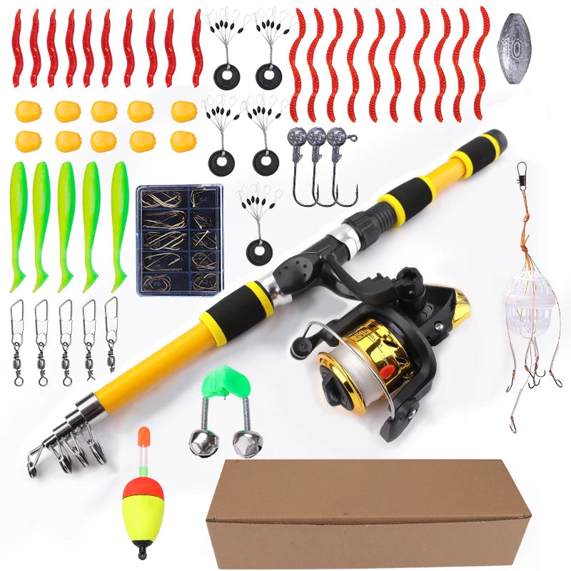 Bộ Cần Câu Carbon 1.8M Du Lịch Đầy Đủ Phụ Kiện