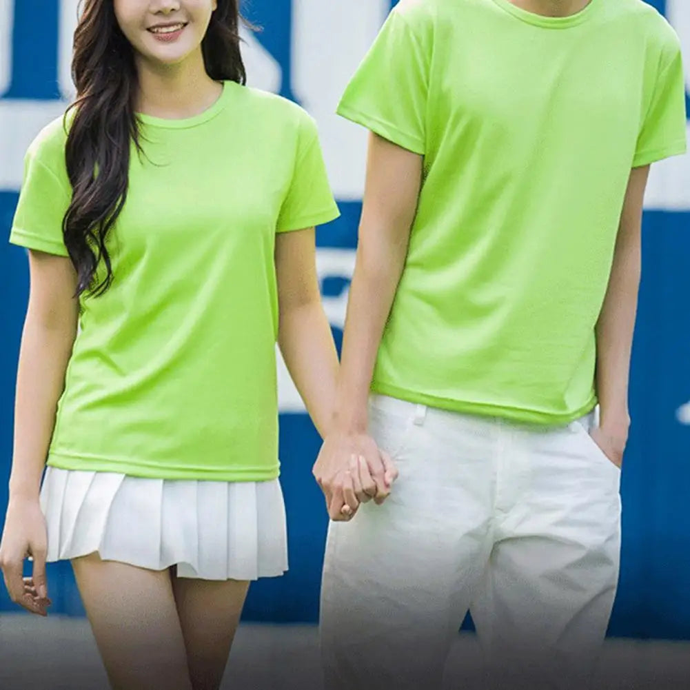 Unisex Quick Dry Running T-Shirt with Exquisite Edges