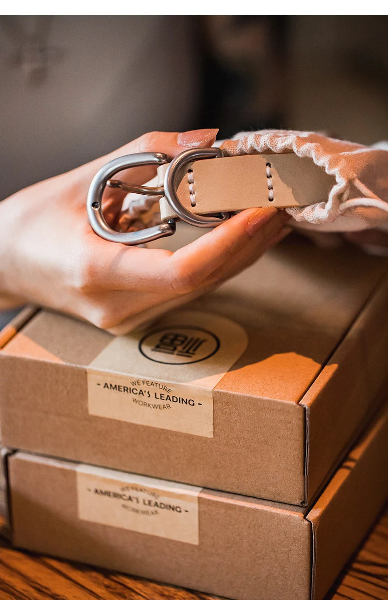 Thắt Lưng Da Bò Cao Cấp Maden Vintage Cho Nam Nữ