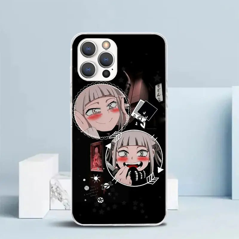 Ốp Lưng Anime Himiko Toga MHA Cho iPhone TPU Dẻo