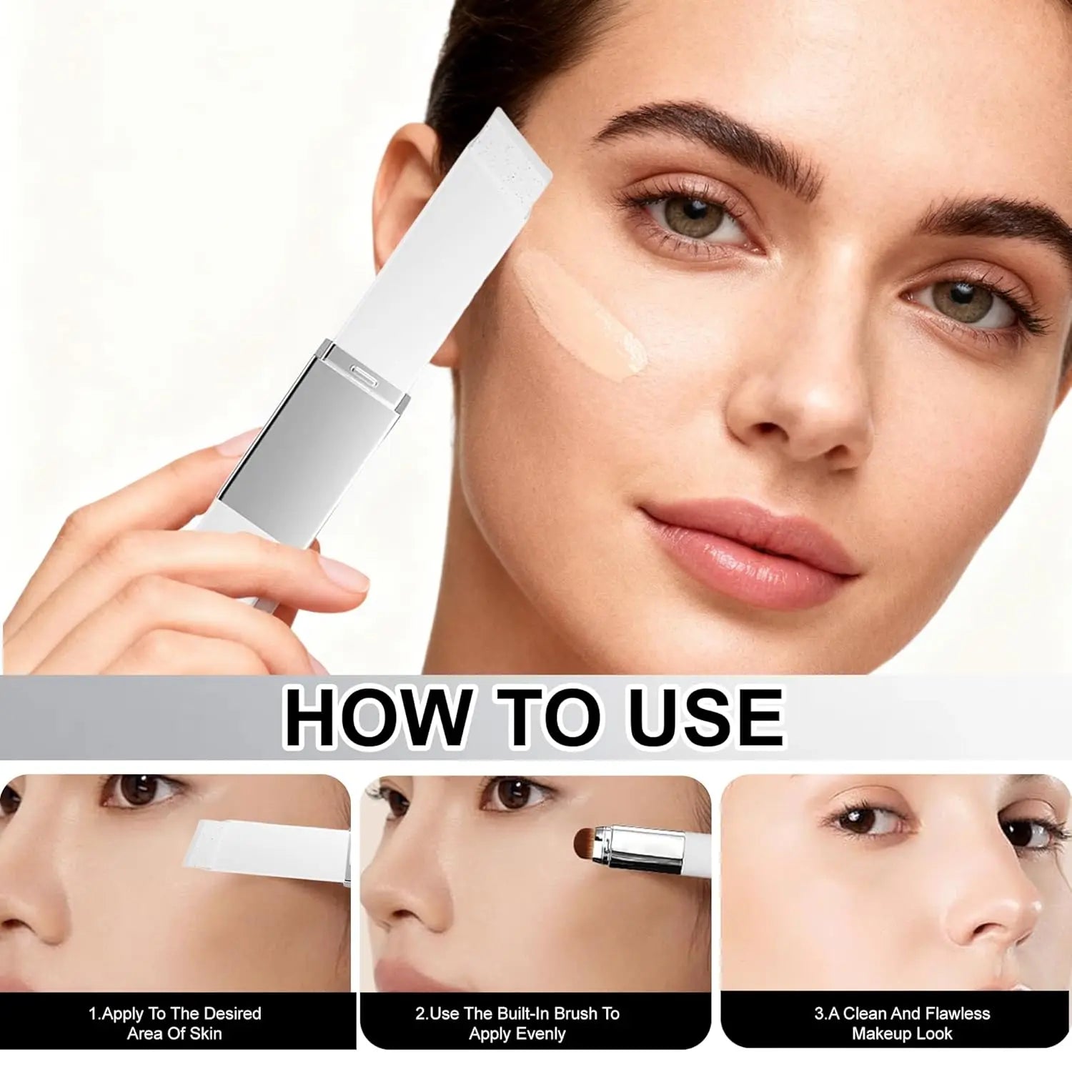 Kem Nền Đổi Màu 2 Đầu Có Cọ - Tiện Lợi Hằng Ngày