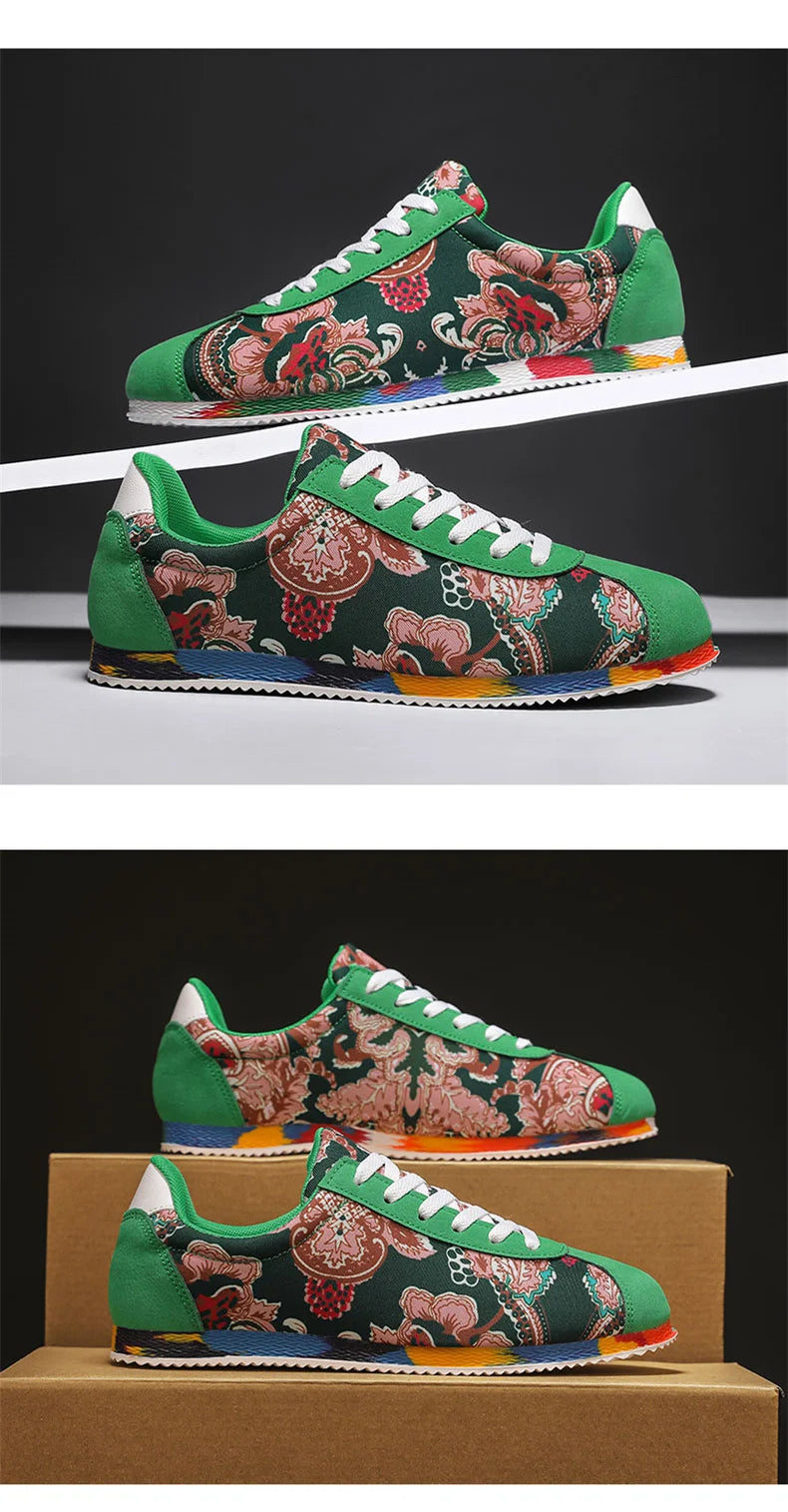 Giày Thể Thao Nam Cao Cấp Da Lộn Thoáng Khí Nhẹ