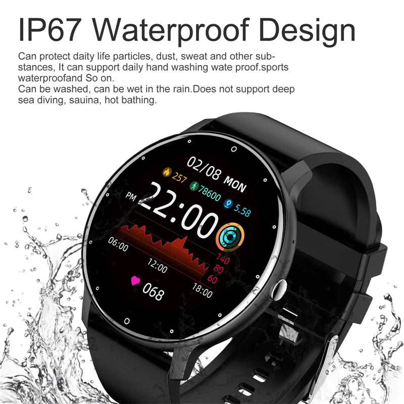 LIGE ZL02 Smart Watch IP67 Bluetooth 5.2 Calling