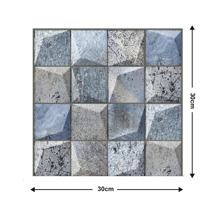 Gạch Dán Tường 3D Chống Nước Trang Trí Nhà Bếp & WC