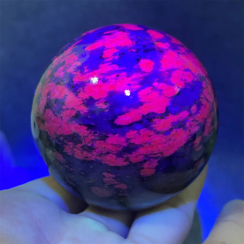 Natural Emerald &amp; Ruby Energy Ball