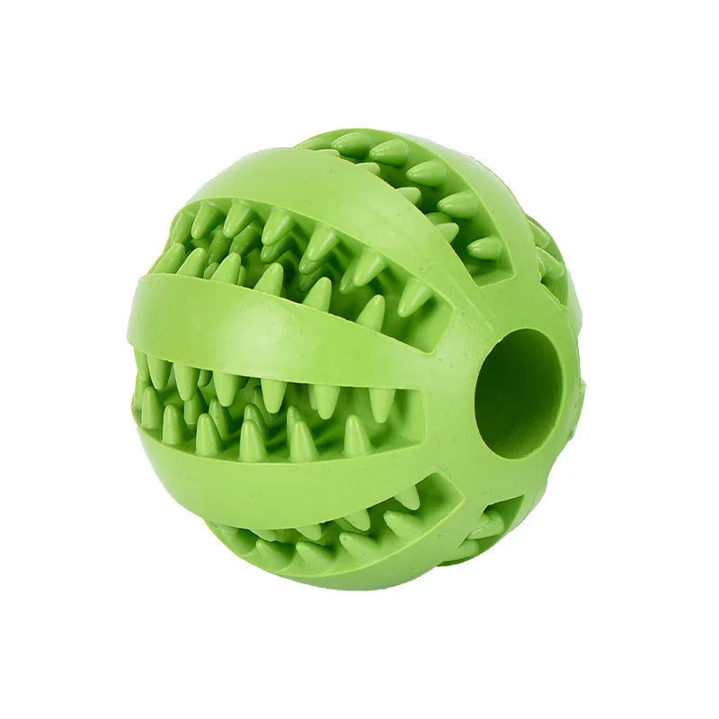 Interactive Play Ball for Dogs and Cats - Chewing &amp; Teeth Cleaning Tool