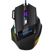 Professional Wired Gaming Mouse 7 Button Ergonomic USB Optical Mice 5500 DPI Backlight Adjustable for PC Gamer Computer Desktop