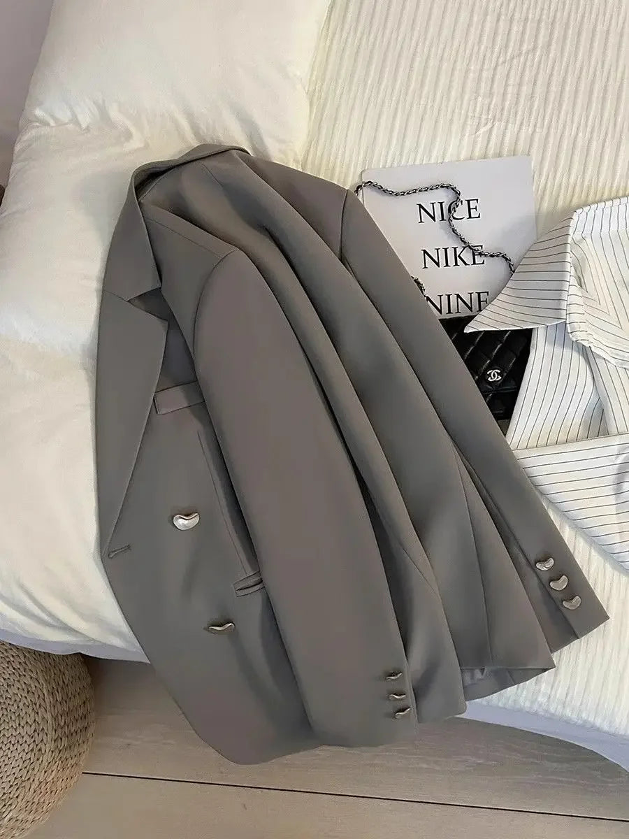Women's Office Blazer - Stylish Korean Autumn Jacket