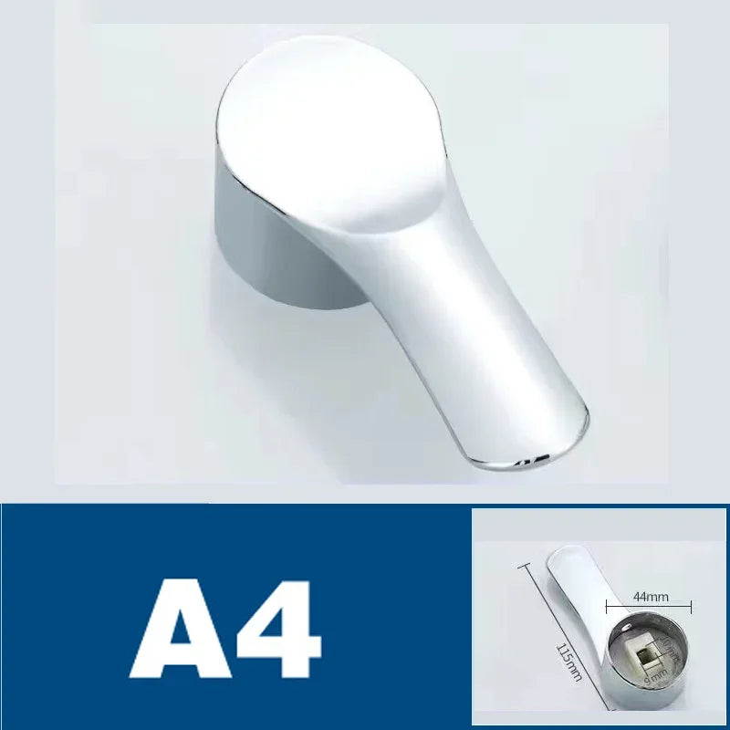 Hot and cold water faucet handle accessories for kitchen bathtub