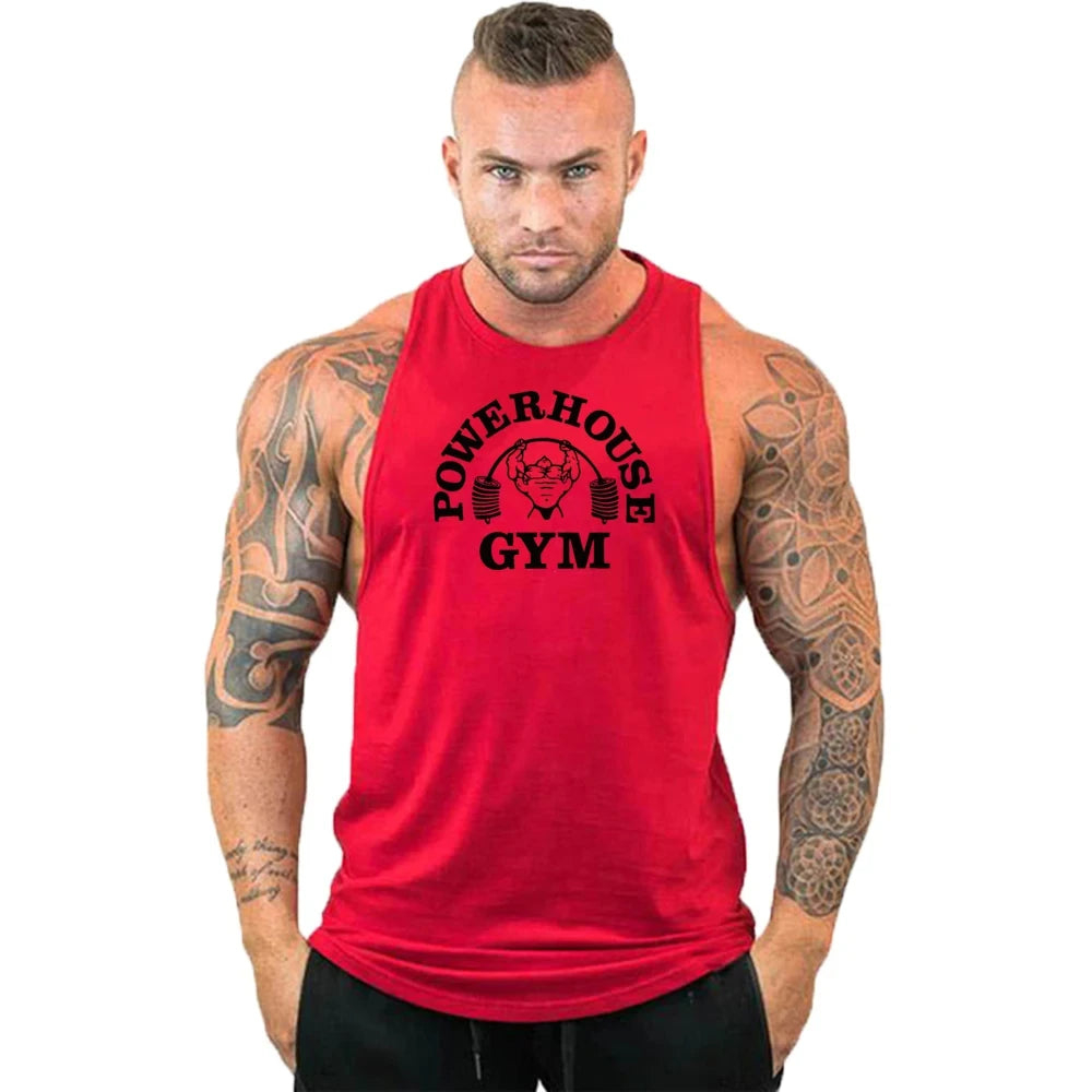 Men's Gym Shirt - Muscle Bodybuilding Tanktop