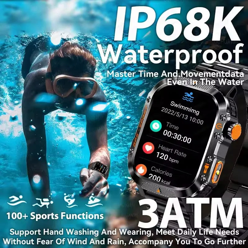 Đồng Hồ Thông Minh 2025 AMOLED, Định Vị & Thể Thao