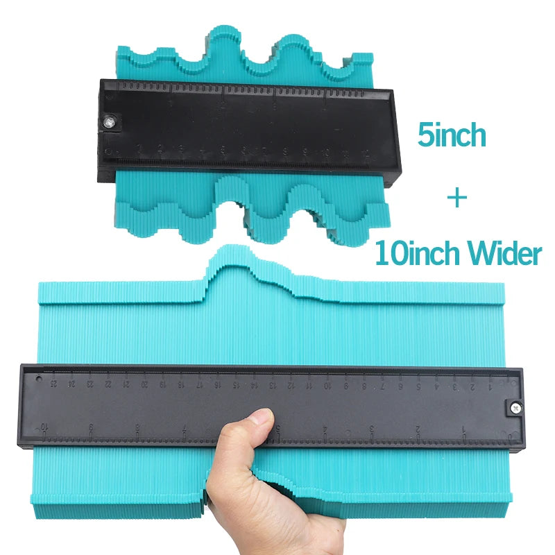 Shape Contour Gauge Duplicator 5/6/10/20inch Profile Measuring Tool Tiling Laminate Tiles Tools Plastic Contour Copy Duplicator