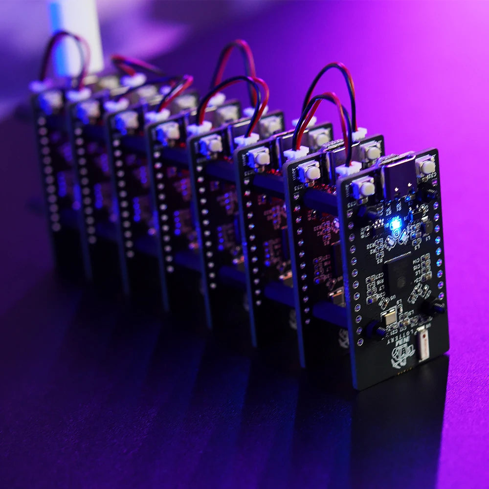 NMMiner Official new code Nerdminer 256KH/s*4=1MH/s  deeply optimized ESP32 Mini BTC Solo Lottery Lucky Miner botchain tower - Daisan Mart