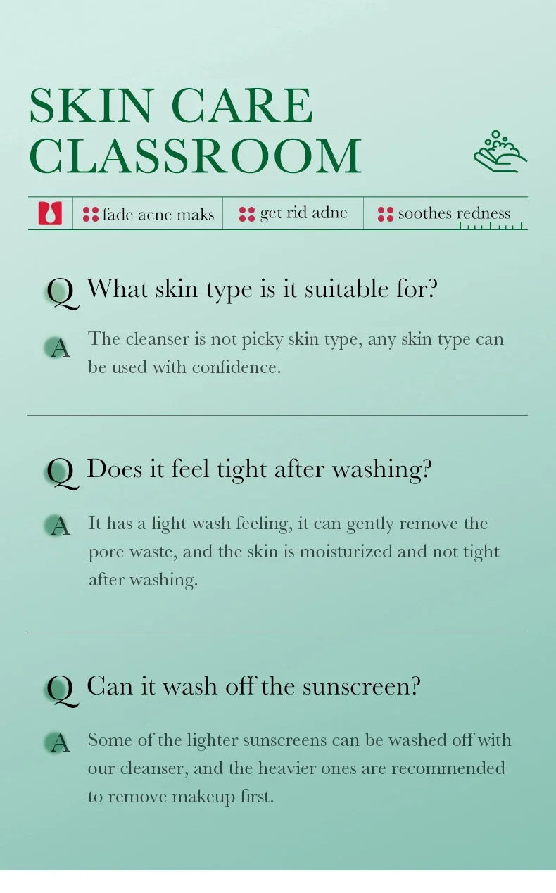 BIOAQUA Salicylic Acid Facial Cleanser Acne Treatment Moisturizing Oil Control skincare Face Wash Foam Face Cleanser Skin Care