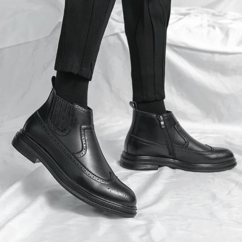 Giày Da Bò Cổ Thấp 2025 - Thời Trang & Êm Ái