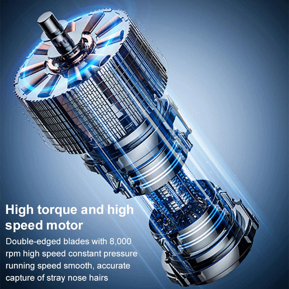 Tông Đơ Cắt Lông Mũi Tai Sạc USB Tiện Lợi Cho Nam