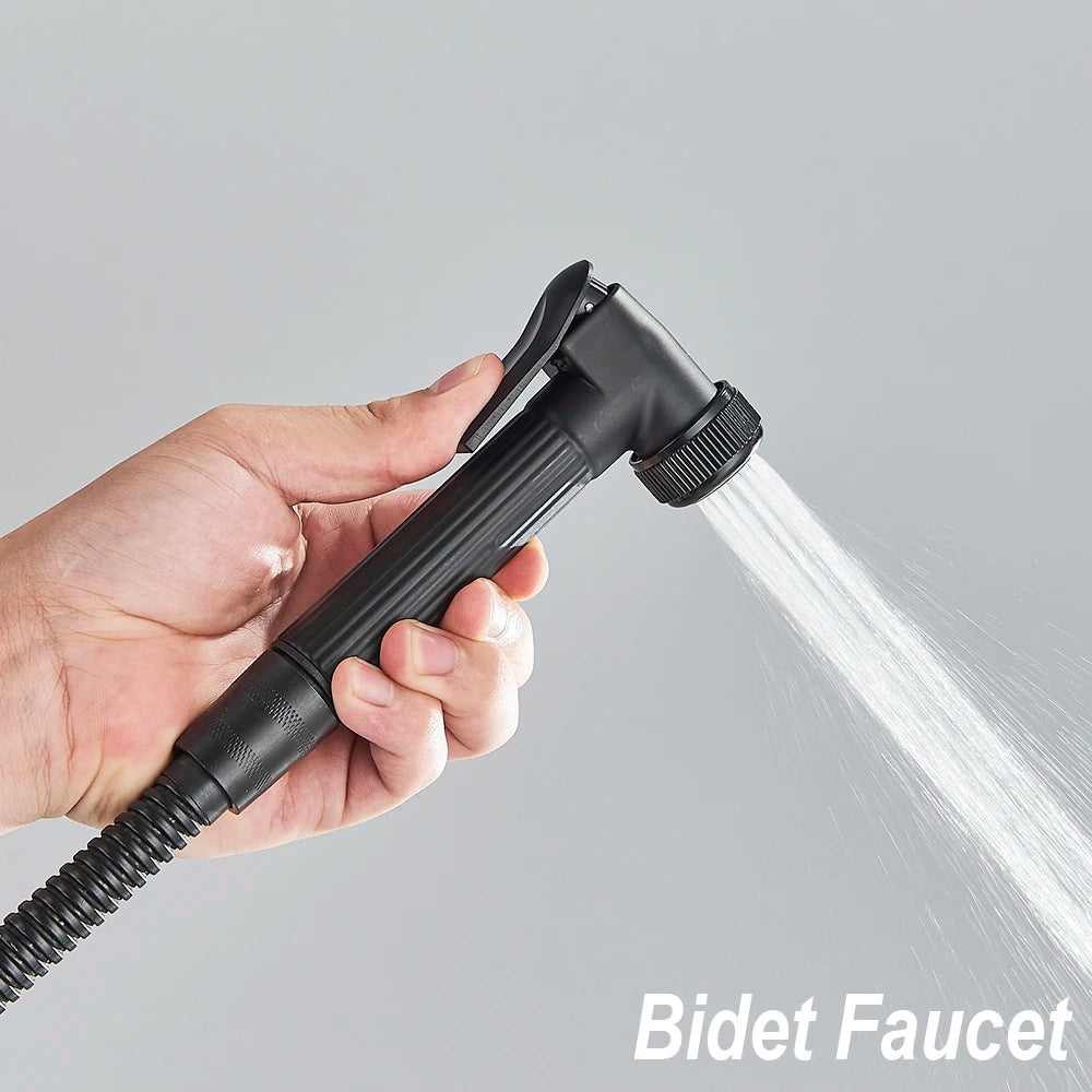 Chrome Brass Shower Faucet Set Rainfall Bathtub Tap With Bathroom Shelf 4 Function Height Adjust Shower Mixer Crane Fast Delivey