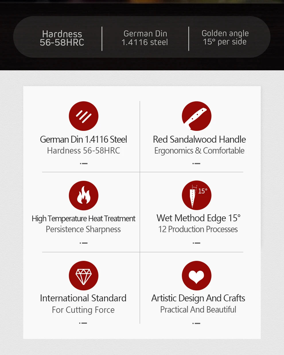 Bộ Dao XINZUO Nhà Bếp Cao Cấp - Sắc Bén & Tiện Dụng