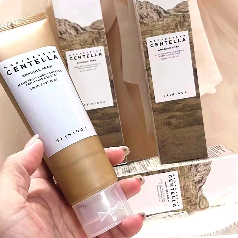 Himalayan Salt Centella Asiatica Cleanser Deep Cleansing Foam Removes Impurities Gentle Refreshing Facial Cleanser Skin Care