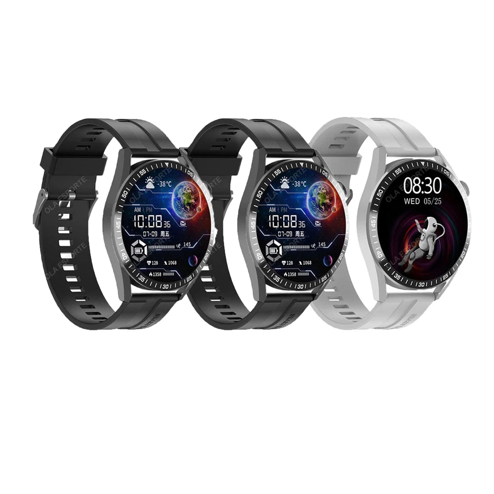 Đồng hồ thông minh 5 Pro 2025, màn HD, GPS, NFC, IP68