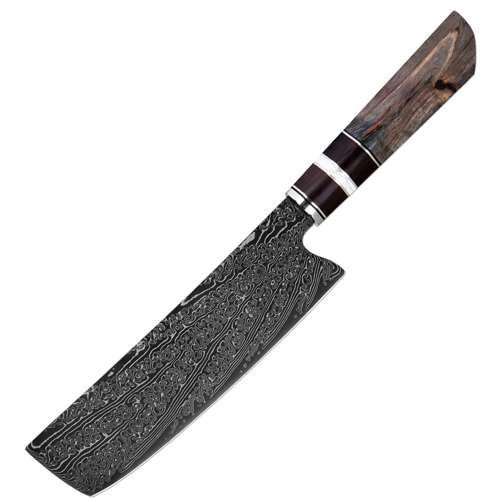 XITUO Damascus Kitchen Knife Set,1-8Piece Professional Knife Sets for Chefs,Japanese Damascus Super Steel Chef Cooking Knife - Daisan Mart