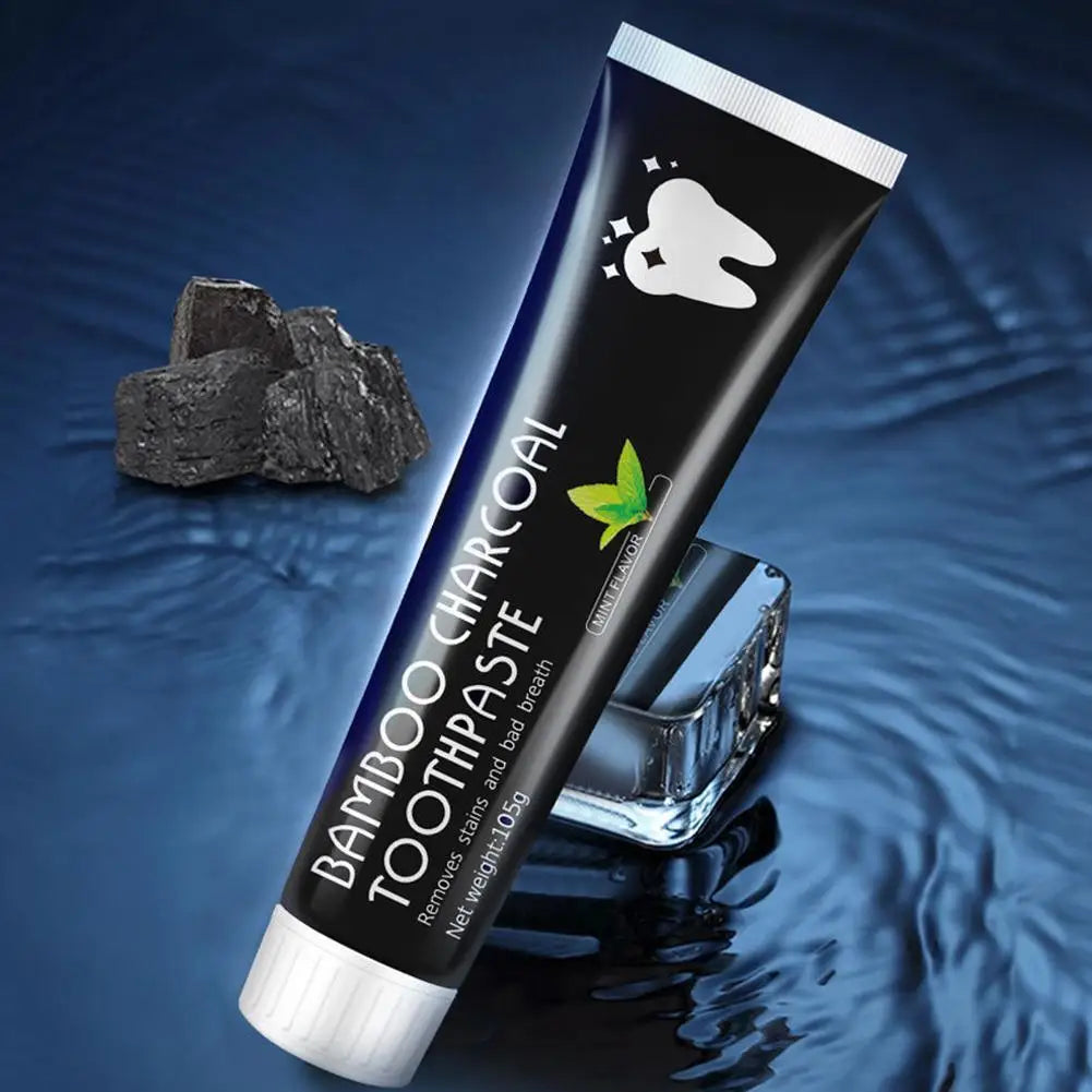 Natural Bamboo Charcoal Mint Flavor Toothpaste Deep Clean Dispel Smoke Stains Whitening The Black Toothpaste Oral Health Care - Daisan Mart