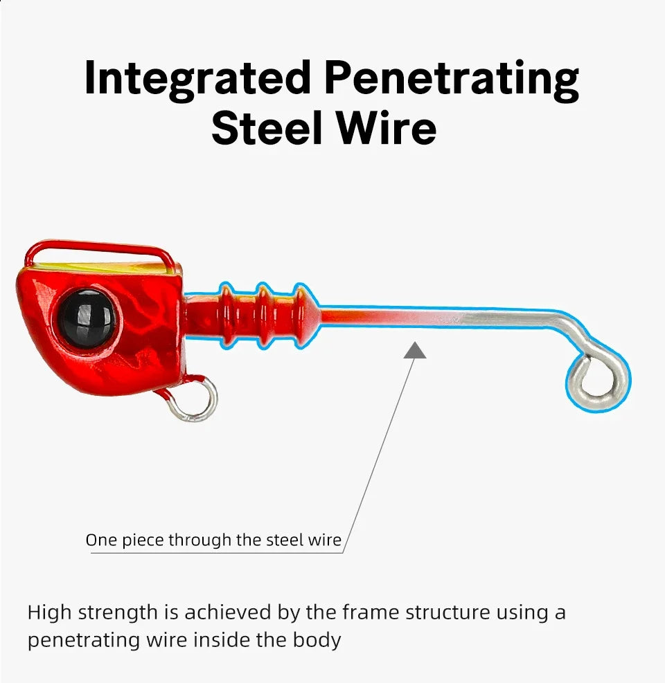 TSURINOYA Sinking Large Baits 110mm/35g Long Casting Jig Head T Tail Soft Lure Set 2pcs Tail Flounder Seabass Fishing Lure