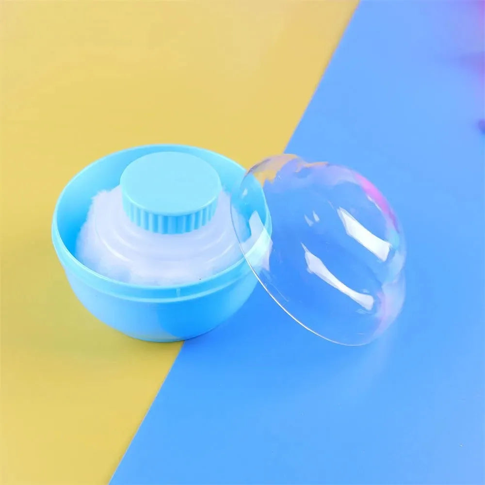 Baby Powder Puff Box for Convenient Skin Cooling Powder Storage