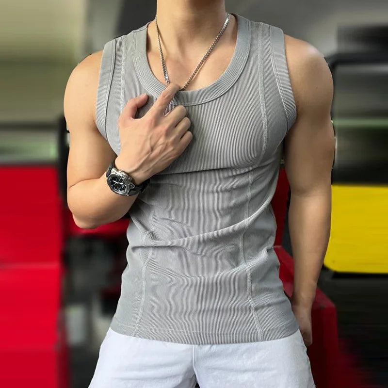 Men's Gym Tank Top Stretchy and Cool Summer 2025