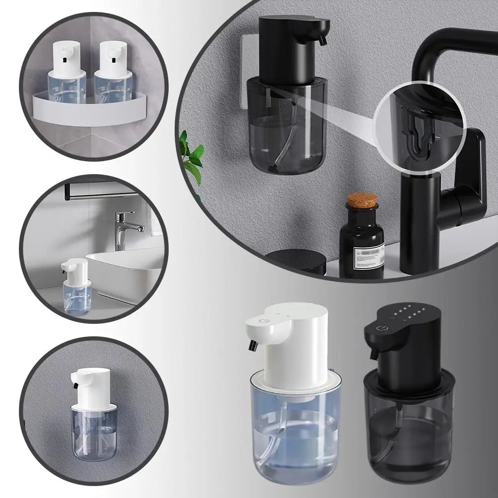 Máy xịt xà phòng tự động 400ml - 4 tốc độ, sạc USB - Daisan Mart