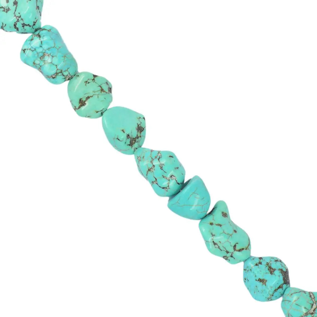 Blue Turquoise - Natural Stone Beads Jewelry