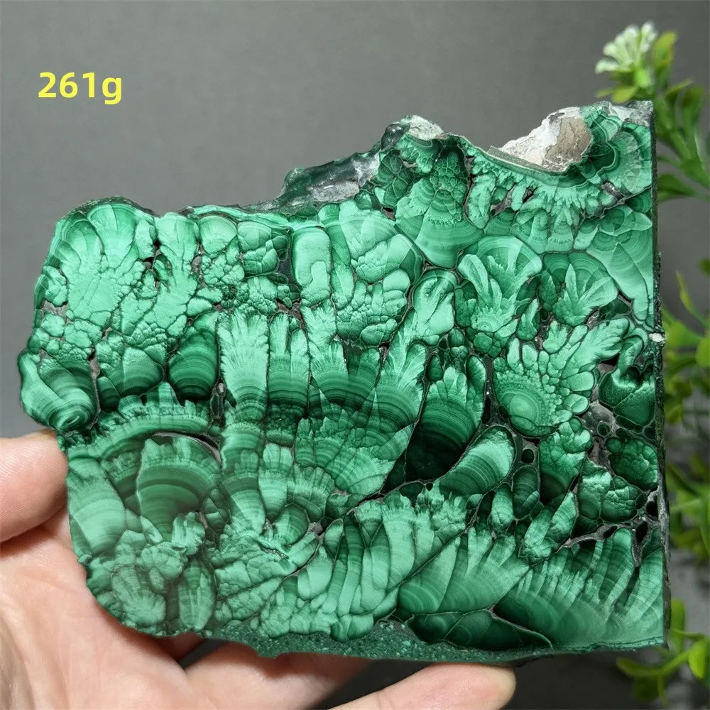 Thiên Nhiên Đá Malachite Sống Thiền Trang Trí 50cm - Daisan Mart