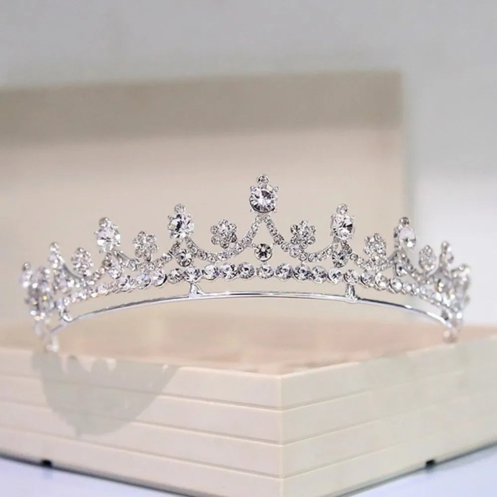 Luxurious sparkling crystal bridal crown