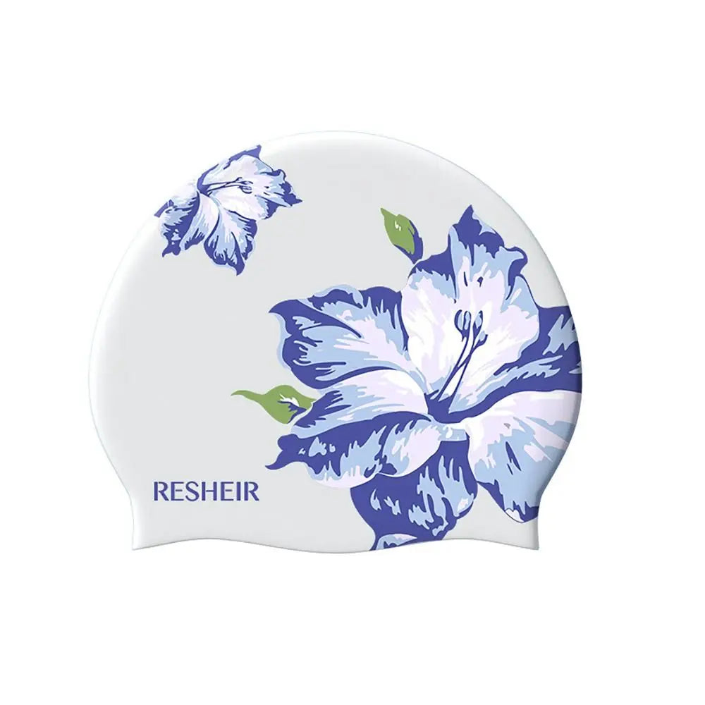 Mũ bơi silicon siêu mỏng bảo vệ tóc & tai dài