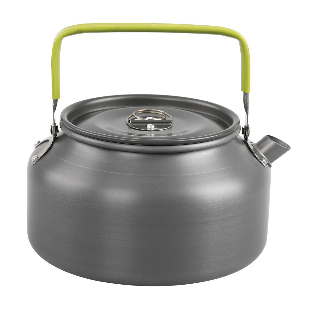 Convenient 800ml/1.2L Alloy Camping Kettle