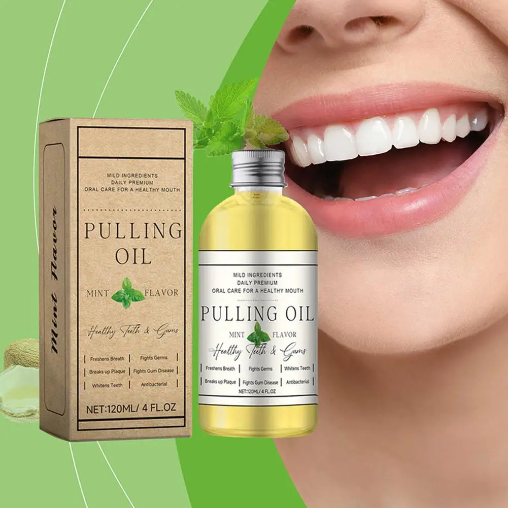 Organic Coconut Oil Mouthwash Deodorizes &amp; Cleans Teeth