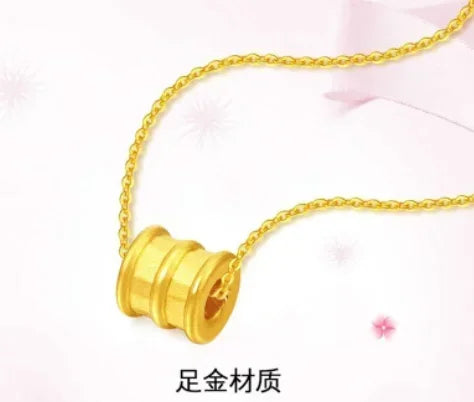 24K Pure Gold Pendant For Women