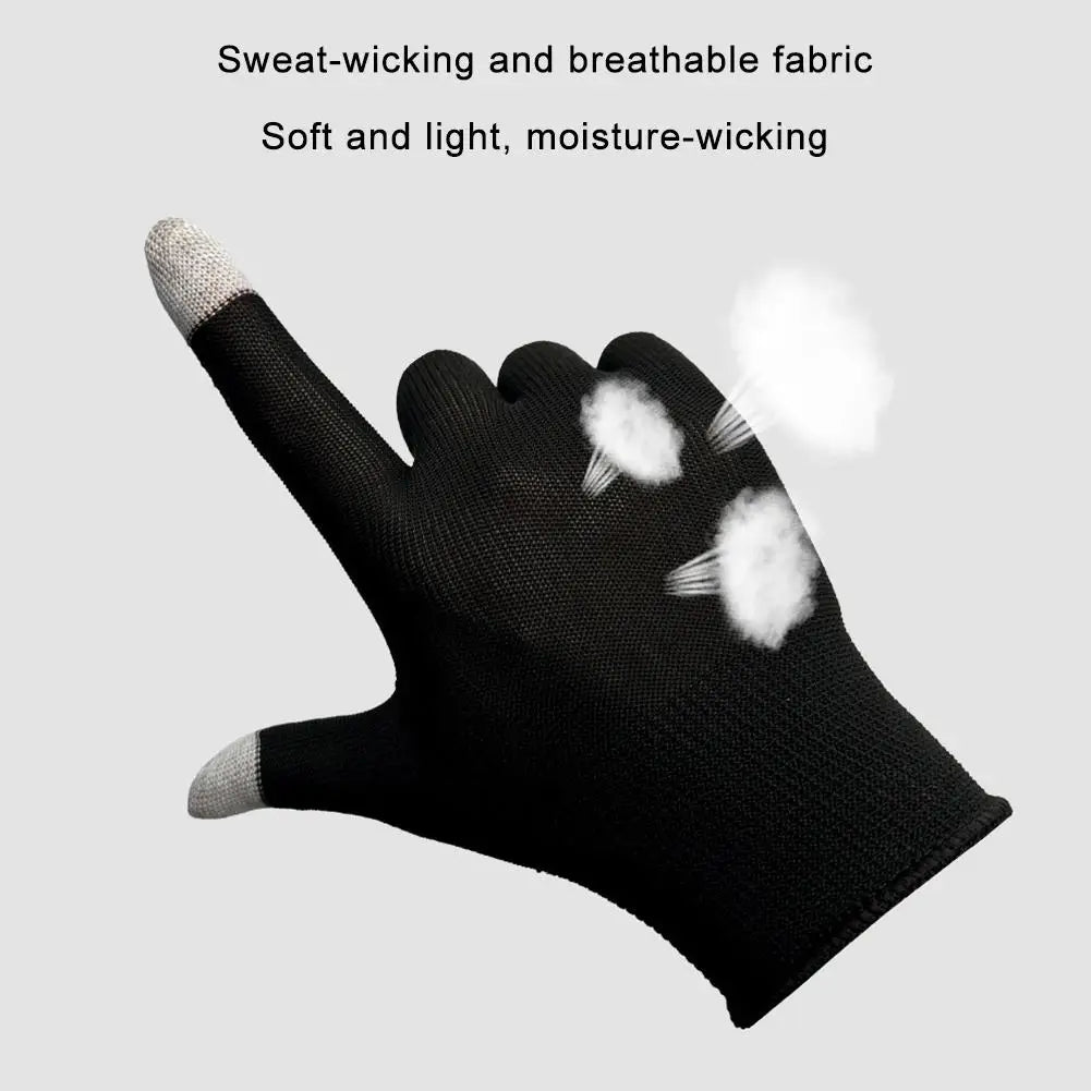 Unisex Anti Slip Touch Screen Gloves Breathable Sweatproof Knit Thermal Gloves for Phone Games Touch Sensitive Gaming Gloves