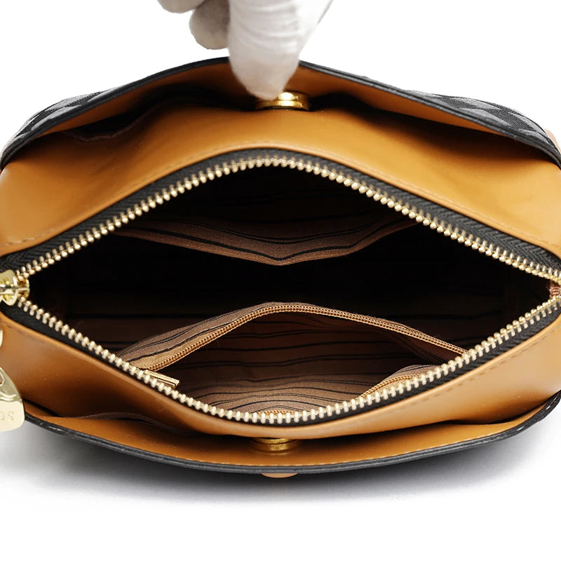 Women's Fashion Shoulder Bag - Small Square Handbag 