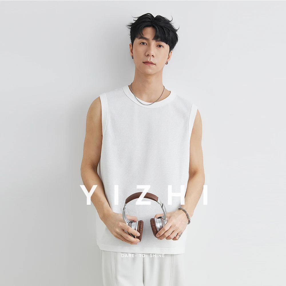 Áo Thun Nam Mùa Hè Thoáng Khí Tập Gym Không Tay