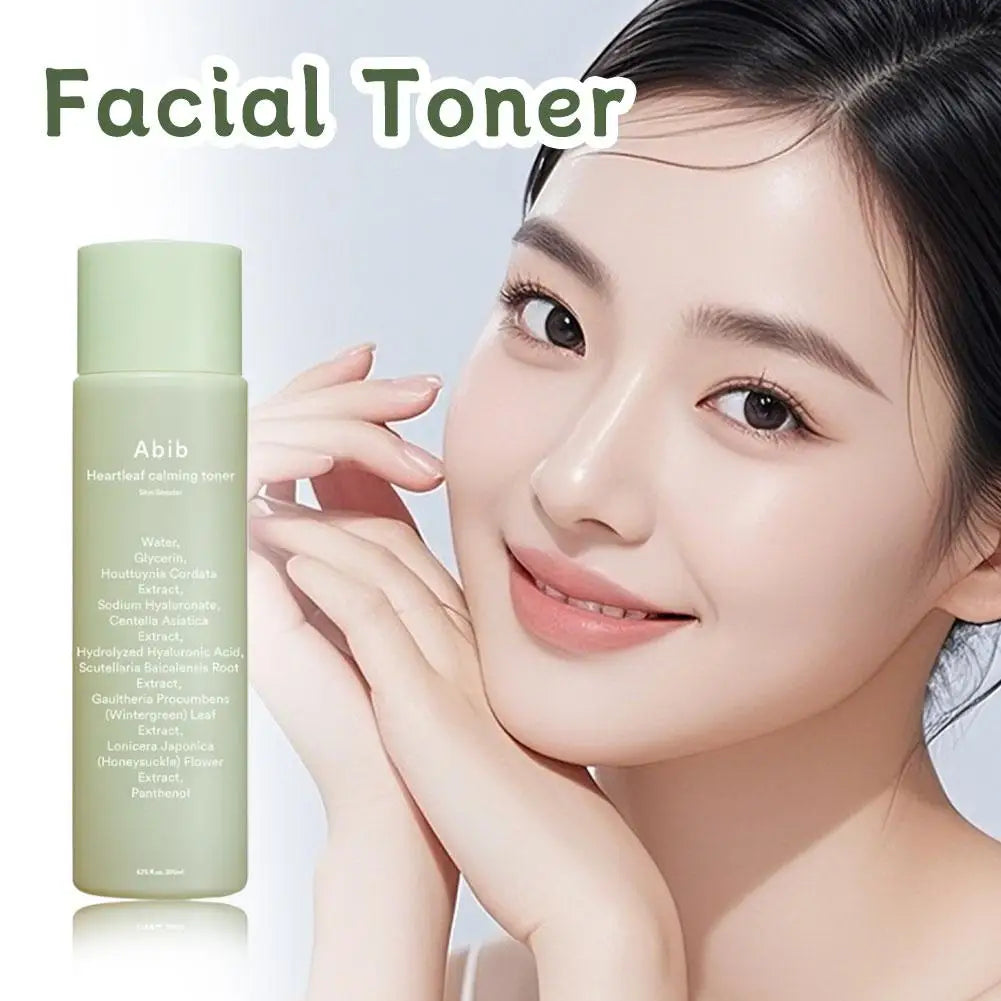Korea Abib Houttuynia Cordata Toner Soothes Sensitive Skin Moisturizes Calms Nourishes Repairs Relieves Facial Redness Swelling