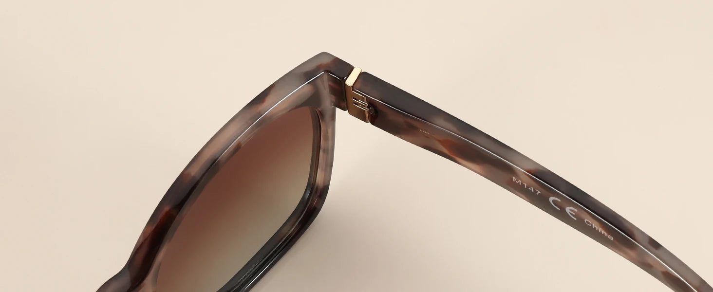 ZENOTTIC Fashion Cateye Polarized Sunglasses for Women - Oversized Sun Glasses UV400 Protection Retro Shades Designer Style - Daisan Mart