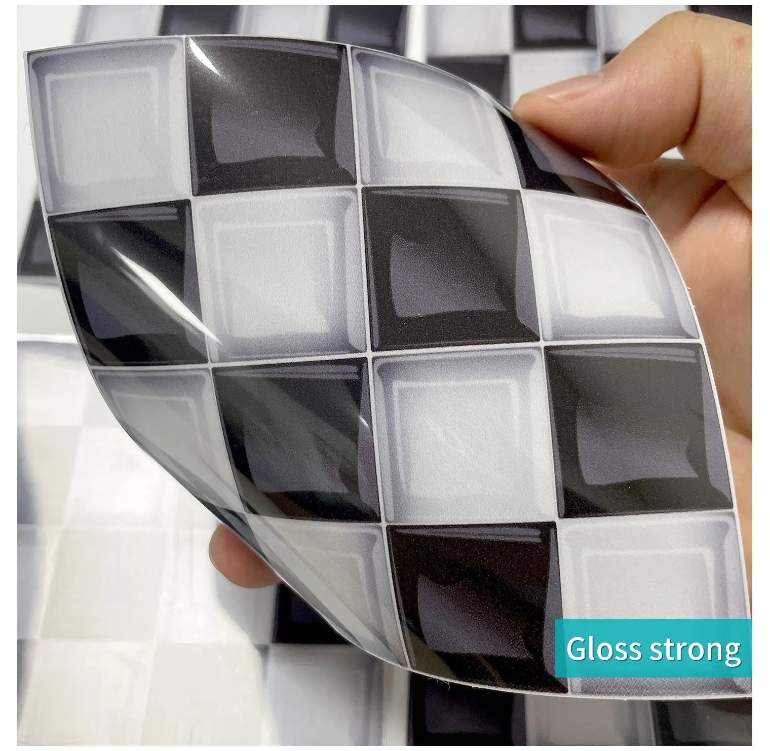 10 Waterproof Marble Mosaic Tile Stickers