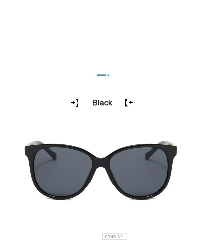 Cycling New Round Alloy Women Sunglasses Gradient Frame Anti-UV Sun Glasses Brand Designer Simple Style Shades Eyeglasses UV400