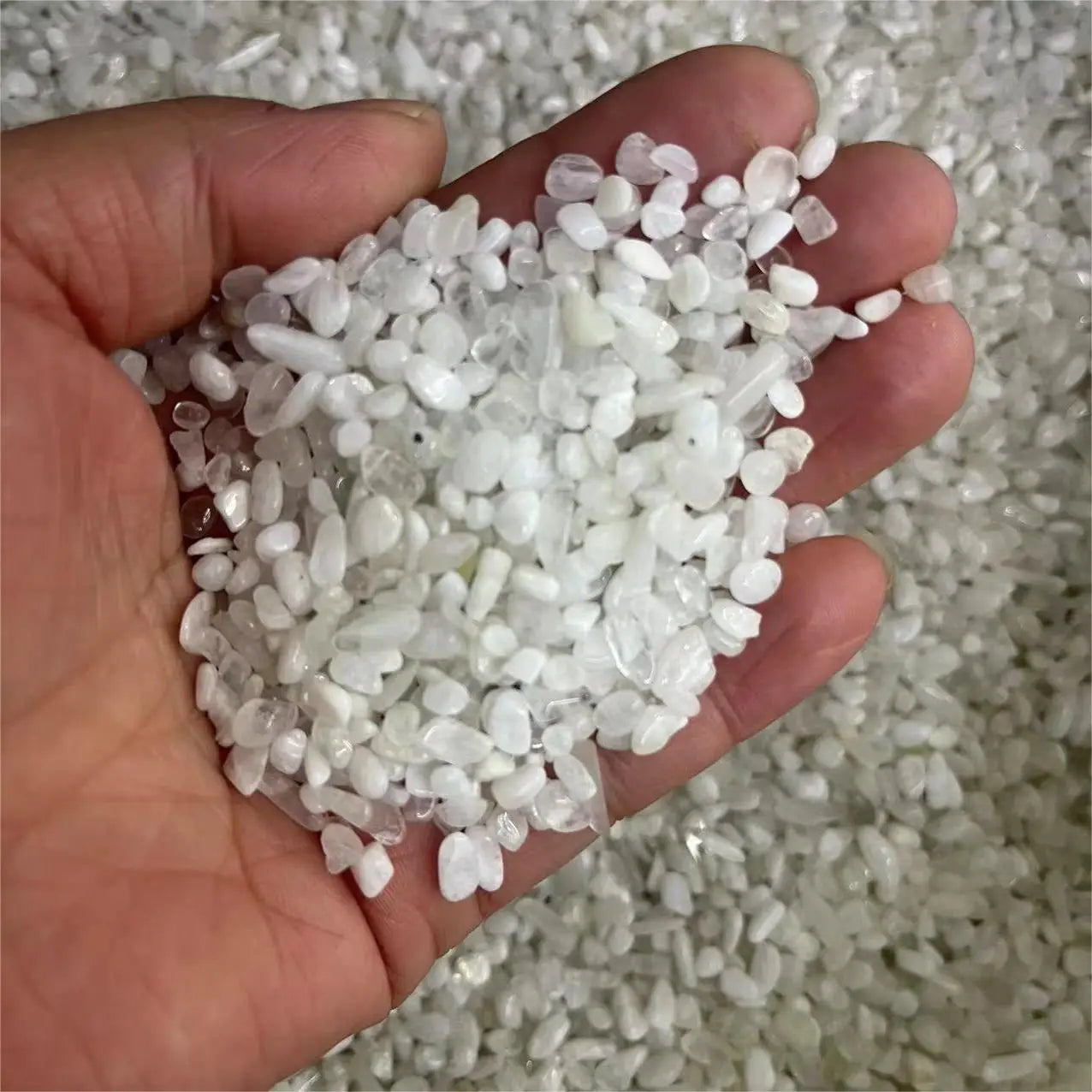 Natural Rose Quartz Stone - Decoration &amp; Healing