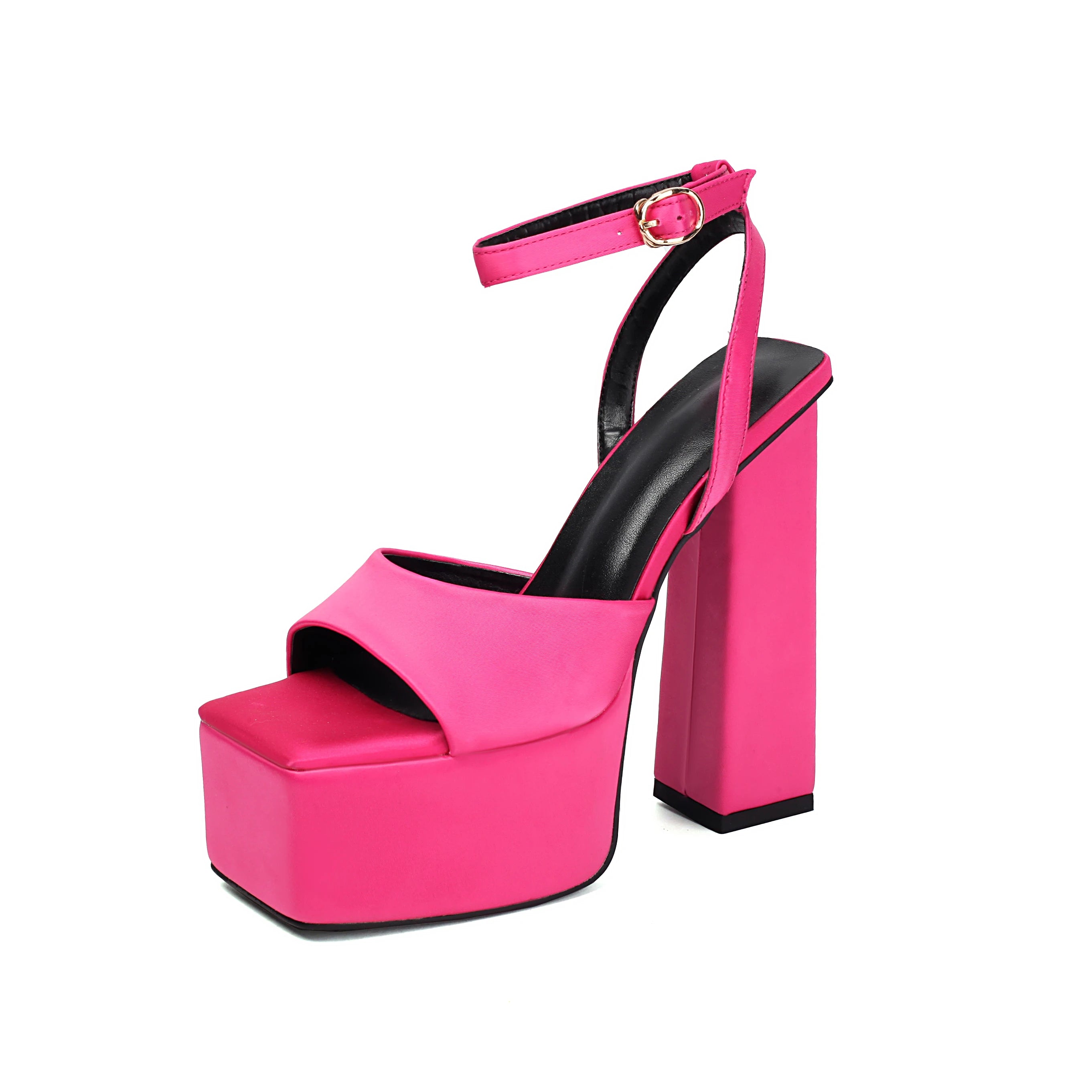 Arden Furtado 2025 Satin Green High Heel Sandals