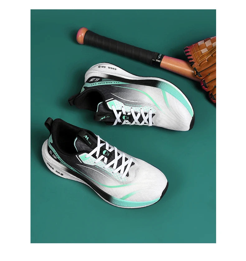 Giày Thể Thao Đế Carbon Chạy Bộ Nhẹ Êm Thoáng Khí